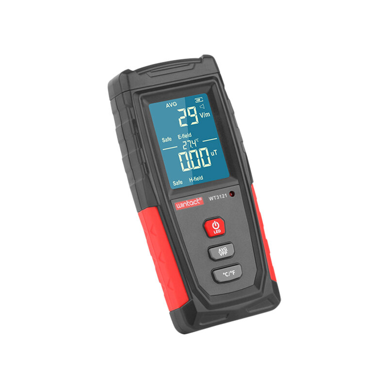 New Electromagnetic Field Radiation Detector Tester Emf Meter Rechargeable Handheld Portable Counter Emission Dosimeter Computer