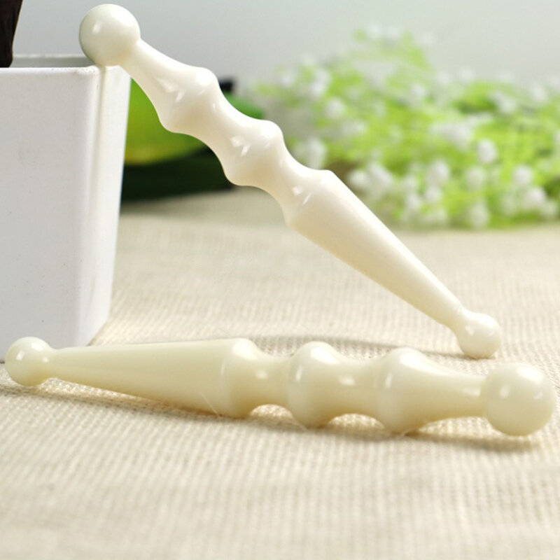 Masajeador de pies ABS para fisioterapia, masajeador de tejido profundo, pluma de acupresión relajante, herramientas de masaje de punto Gua Sha, 1 unidad
