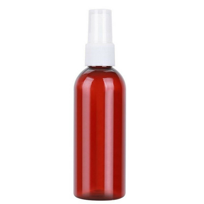 Botella de Spray vacía de plástico PET marrón, atomizador de Perfume, botella de Alcohol de niebla fina, 50 piezas, 10/20/30/50/100ml, 2 #