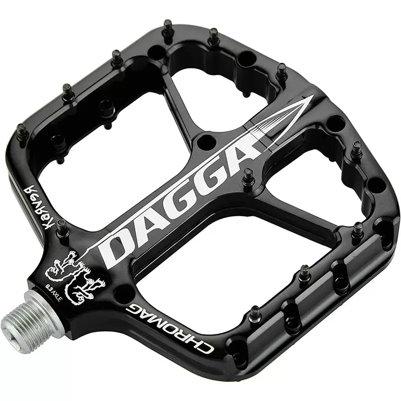 Pédales chromag dagga pour vélo BMX/VTT, accessoires en titane, profil plat
