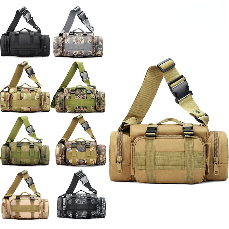 大容量の戦術的なウエストバッグ,狩猟やアウトドアスポーツ用のショルダーバッグ,多機能カメラバッグ