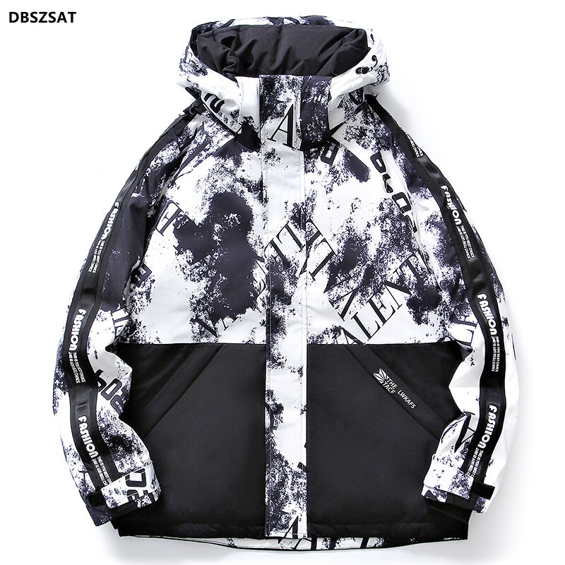 M-3xl Mens White Duck Down Jacket Winter Male Coats Zipper Hooded Short Style Camouflage Casual Outerwear Clothes Hy153