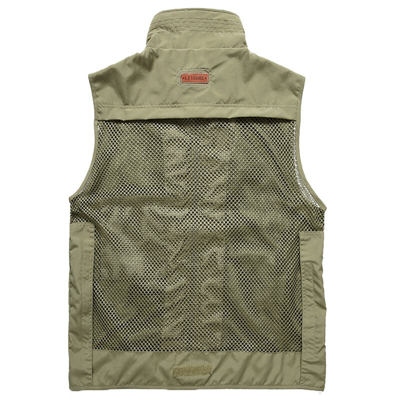 Custom Made Hunting Gilets For Men Multi Pocket Windbreaker Large Size Tactical Jackets Men's Fishing Photography Working Vest