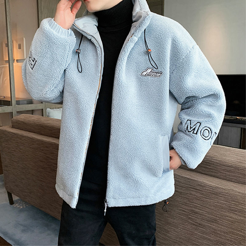 2022 타이드 브랜드 남성용 면 코트, 두꺼운 폴라 플리스, 겨울 따뜻한 재킷, 탑 패션, 면 의류