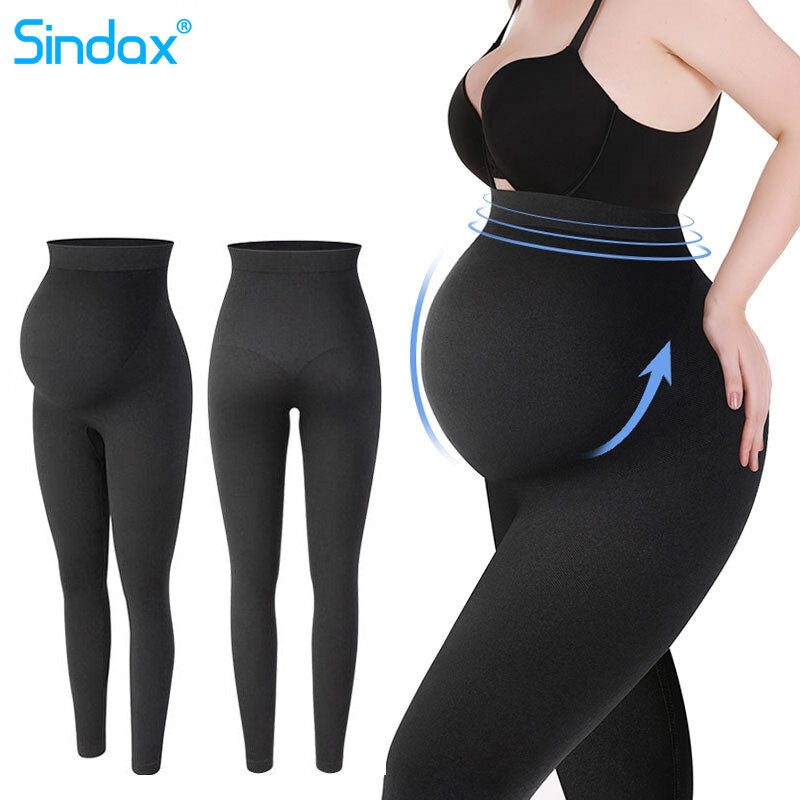 Леггинсы для беременных женские штаны с высокой талией облегающая Одежда для беременных женщин поддерживают живот