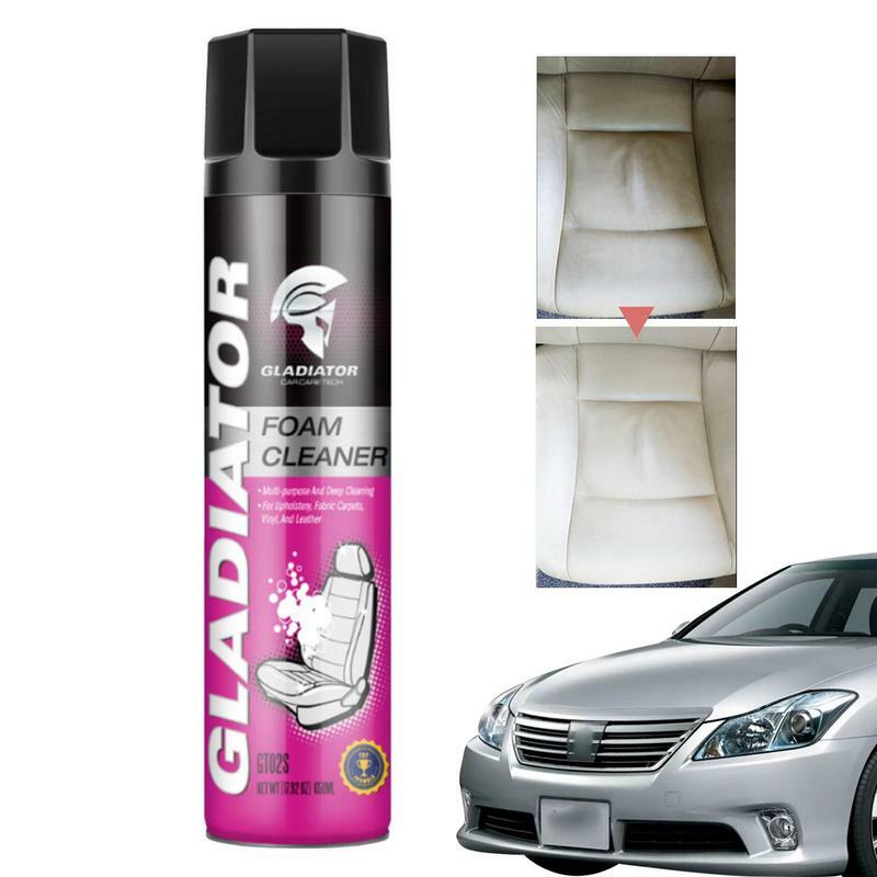 Foam Cleaner Leather Clean 650ml Car Foam Cleaner Wash Automotive Car Interior Home Wash Maintenance Foam Cleaner For Car