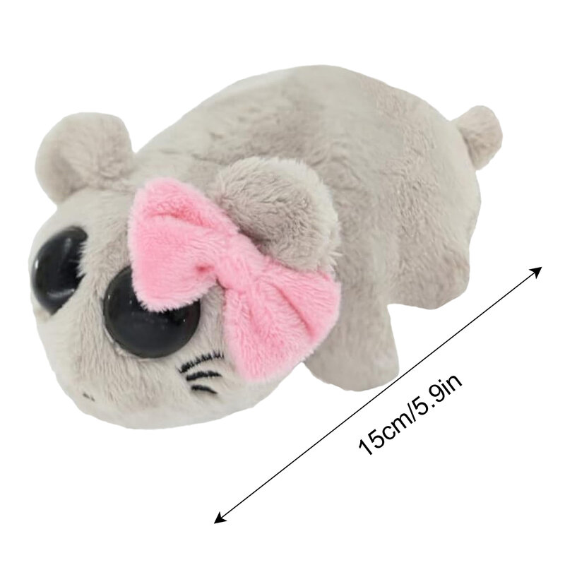 Mainan mewah Hamster sedih populer menyenangkan Meme boneka binatang Kawaii boneka anak hadiah Natal
