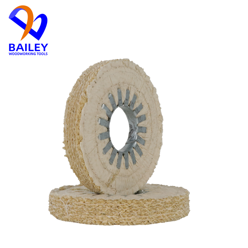 BAILEY 5PCS 153x50x25mm High Quality Buffing Wheel Cloth Polisher for Edge Banding Machines Woodworking Tool Accessories