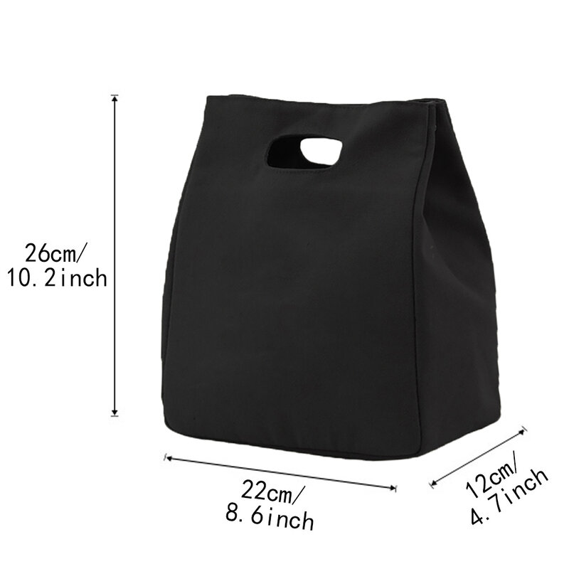 Функциональная дизайнерская сумка для ланча 26 дюймов с буквенным принтом, портативная Изолированная коробка для бенто, сумка-тоут для хранения термопродуктов и пикника