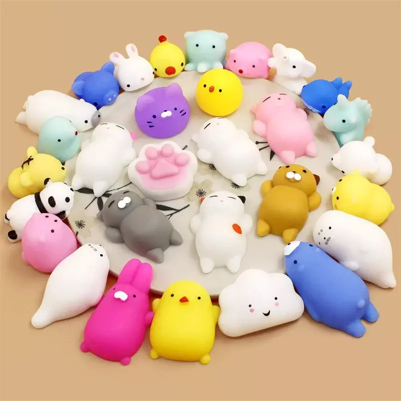 20PCS Kawaii Squishies Anima Squishy Toys For Kids Antistress Ball Squeeze Party Favors giocattoli Antistress per il compleanno