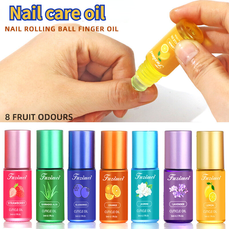 Nail oil Nutrition Solution Nail Nutrition Oil ball Essential oil anti-barb dead skin moisturizing finger edge 5ml/ piece