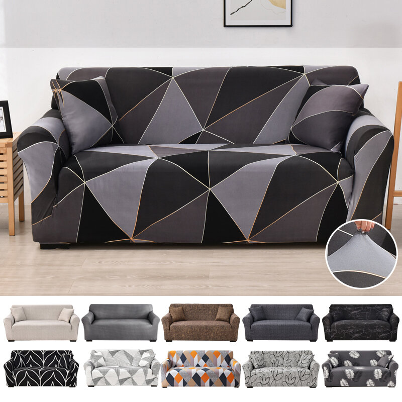 Coolazy-manta capa elástica para sofá e cadeira, decoração, sala de estar, 1/2/3/4 lugares
