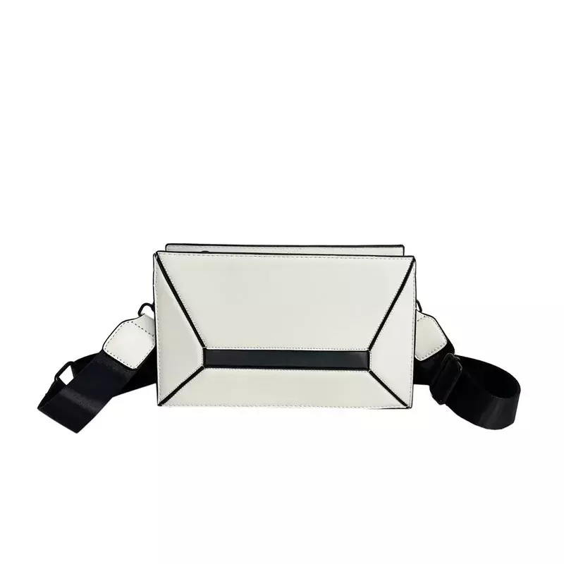 Lekka luksusowa, solidna torba Crossbody z styl pary PU 2024 gorąca sprzedaż, małe, torba kwadratowa, minimalistyczne modna torba na ramię