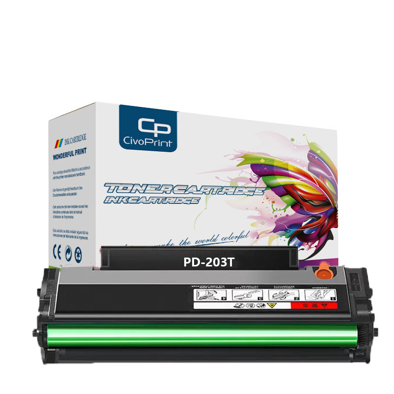 Civoprint 1ชิ้นเข้ากันได้กับ M6200w PANTUM หมึกพิมพ์ PD203t PD-203T โทนเนอร์ P2200w M6203 M6602W P2228เครื่องพิมพ์6200W