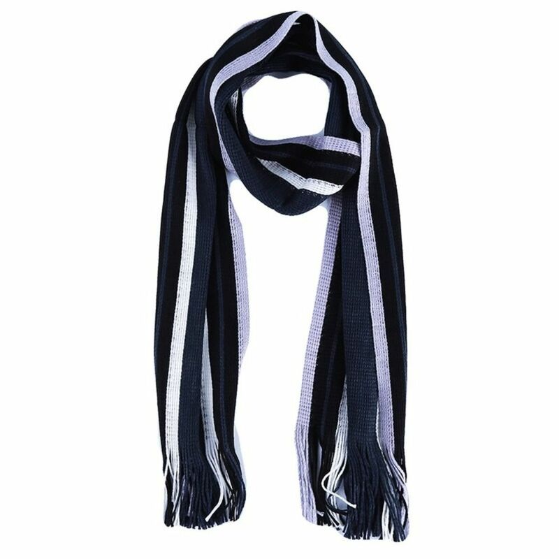 Кашемировый мужской шарф в полоску, Повседневная теплая женская зимняя длинная шаль, толстая мягкая Шейная накидка