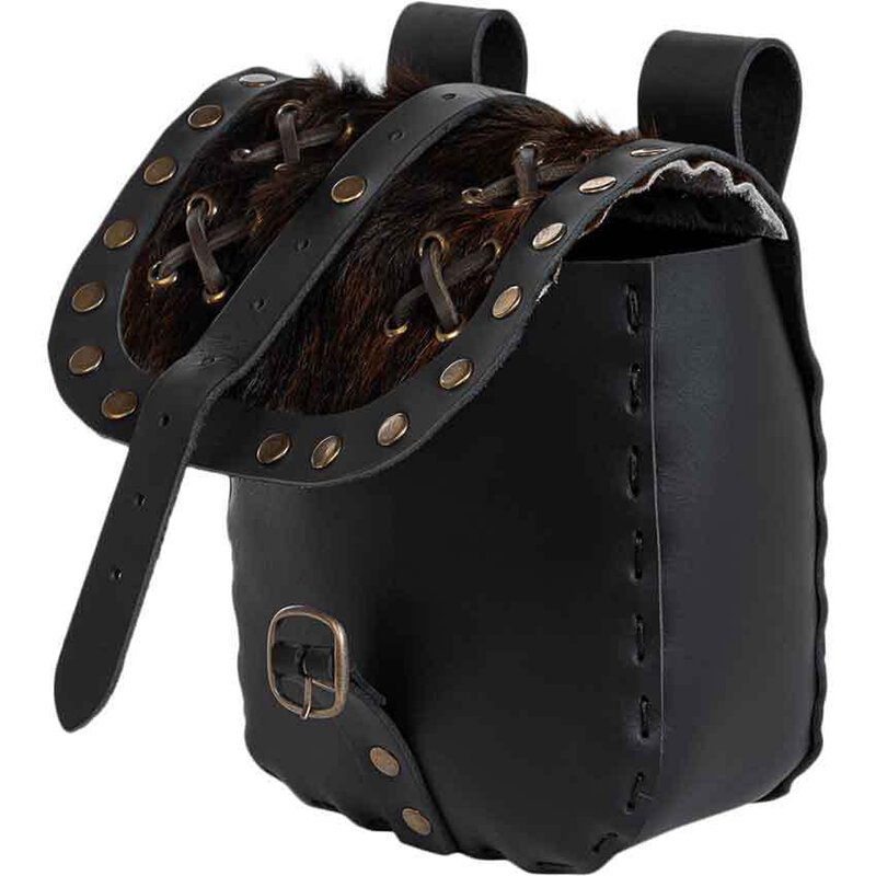 Ретро-сумка на пояс в средневековом стиле в стиле панк