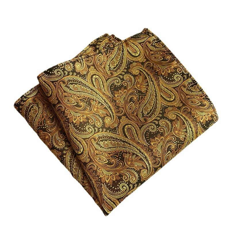 Pañuelo de moda Popular para hombre, toalla cuadrada de bolsillo de Cachemira, accesorio de lujo para disfraz de hombre