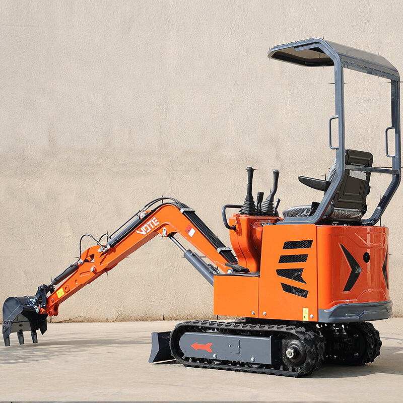 2Ton 1Ton Construction Farm Garden Hydraulic Tracked Crawler Mini Excavator With Swing Boom customized