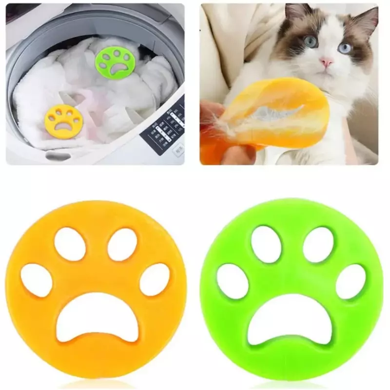 Reusable Silicone Brush  Hair Remover Pad Dog Fur Sticker Catcher Cleaning Washing Machine Pet Accessories Clothes Cleaning Tool