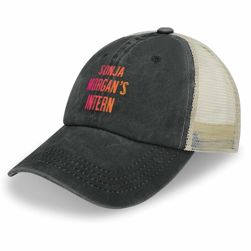 Sonja Morgan's Intern หมวกคาวบอย Intern หมวกสำหรับผู้ชายหมวกกอล์ฟดรอปชิป