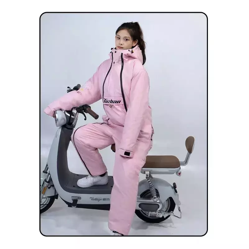 Electric motorcycle wind shield winter waterproof windbreaker warm ski suit 오토바이 방한복 motorcycle cold jacket