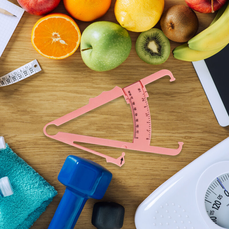 Personal Body Fat Caliper Skin Analyzer Measure Charts Fitness Slim Keep Health Tester Body Fat Monitor Sebum Meter Folder
