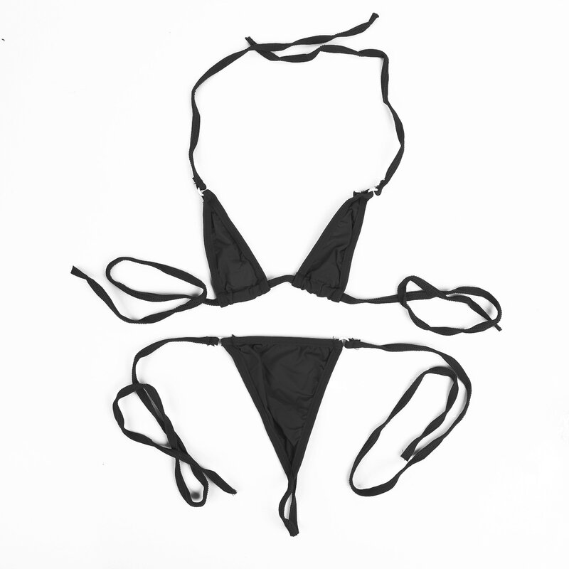 Bikini brasileño de 2 piezas para mujer, traje de baño Sexy, conjunto de lencería, ropa de playa