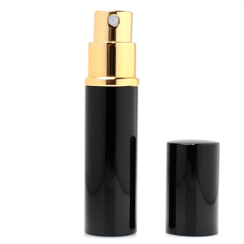 12ml garrafa de metal vidro tanque perfume caso bico de alumínio spray recarregável garrafa parfum cosméticos recipiente de vidro acessórios