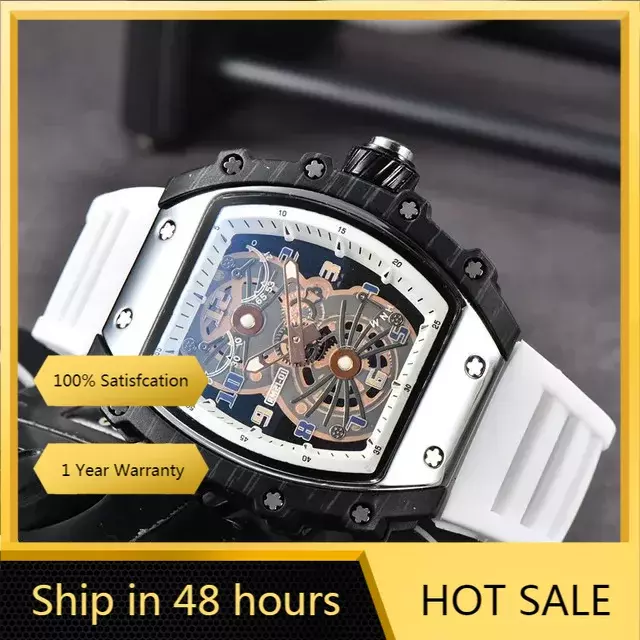 Relógio Unisex de duas cores personalizado, RM 21-01, Multi-Função, Automático, Quartzo, Movimento, Marca de luxo, Novo, 2022
