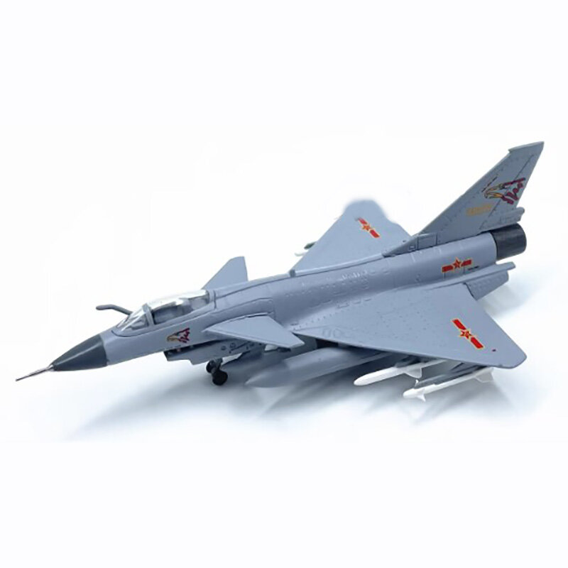 Fundición a presión de J-10 chino, caza jet 1:144, modelo de aleación de plástico, colección de simulación, regalo para hombres