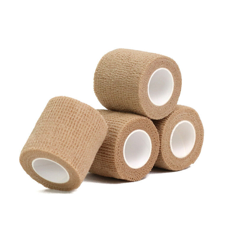 Niet-Geweven Elastische Sport Zelfklevende Elastische Bandage Wrap Tape Elastoplast Voor Knievinger Enkelpalm Schoudersteunpads