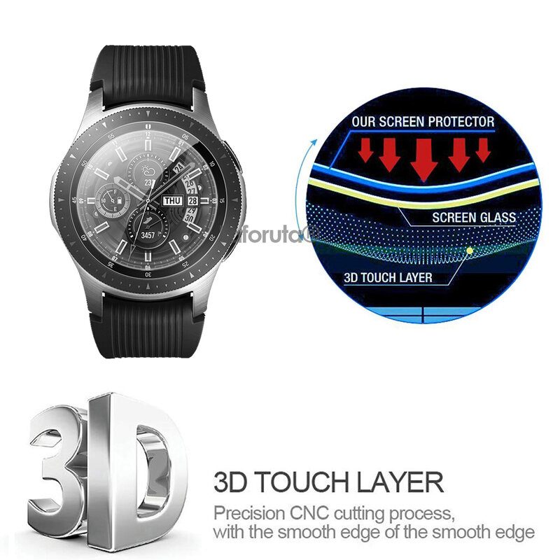 Dla Samsung Galaxy Watch 2 folia ze szkła hartowanego folia Anti Scrach Film Watch4 klasyczny zegarek 3 42/46MM 41/45MM bieg s2