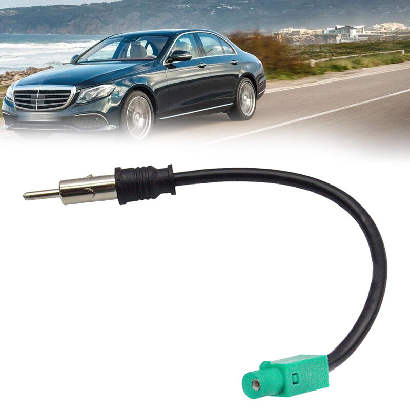 Cabo adaptador de rádio estéreo do carro, Material de alta qualidade para Fakra-Z, Plug para DIN, cabo durável, acessórios do carro