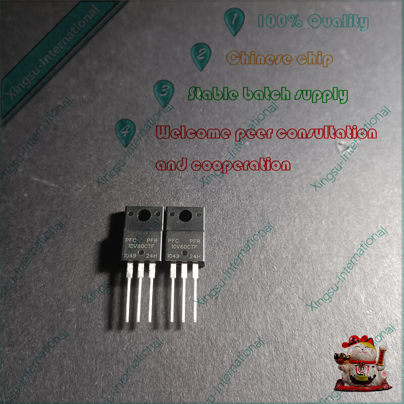 1 Stück/Stück pfr10v60ct pfr10v60ctf 10a/60V bis-220 Schottky-Gleich richter diode kann aufgenommen werden