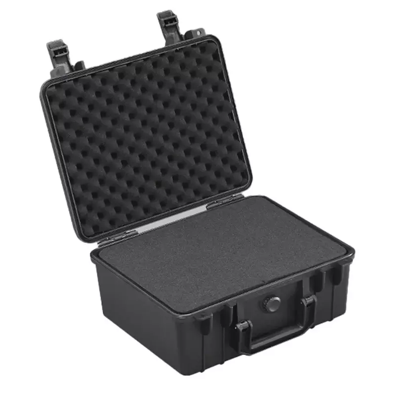 Nowy 280x240x130mm przyrząd bezpieczeństwa skrzynka narzędziowa sprzęt walizka narzędziowa plastik ABS skrzynka narzędziowa do przechowywania walizka zewnętrzna z pianką wewnątrz