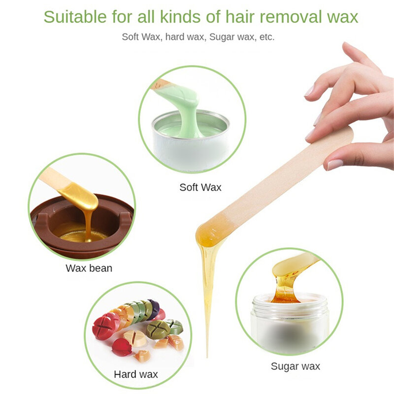 Gentle To Skin Take Wax Stick Household Hair Removal Sticks Beauty Stick Save Time Nursing Stick Rounded Birch Wax Stick Safe