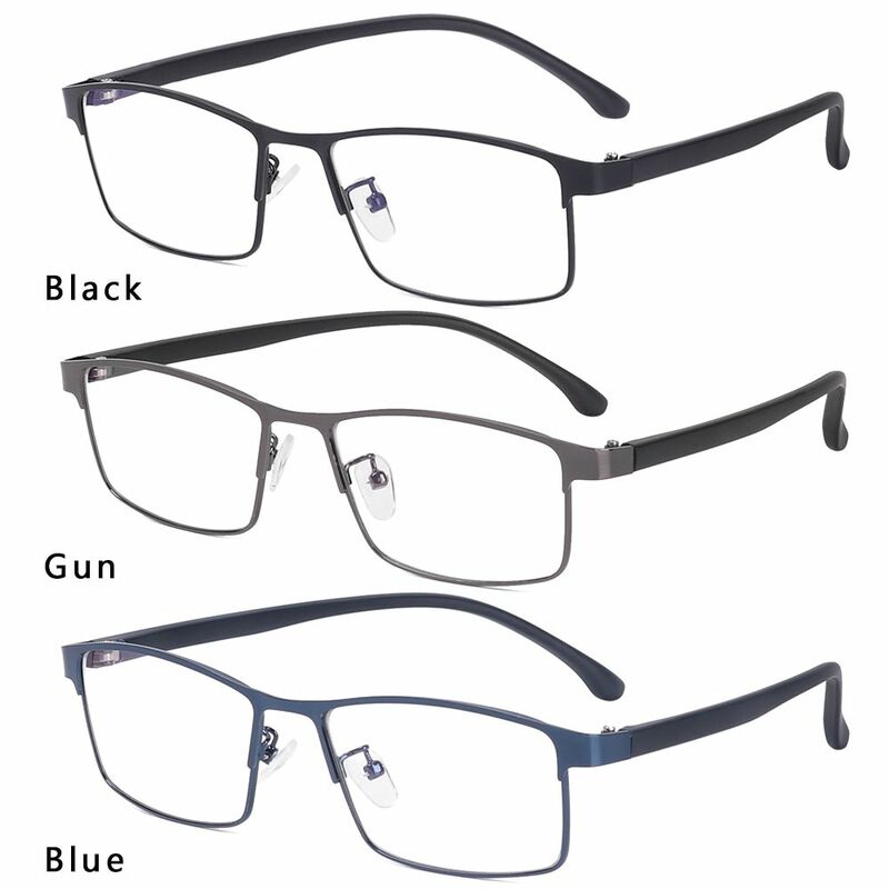 Lunettes classiques de soins de la vue à miroir plat, anti-lumière bleue, lunettes pour contrevenants, lunettes d'affaires, montures de lunettes