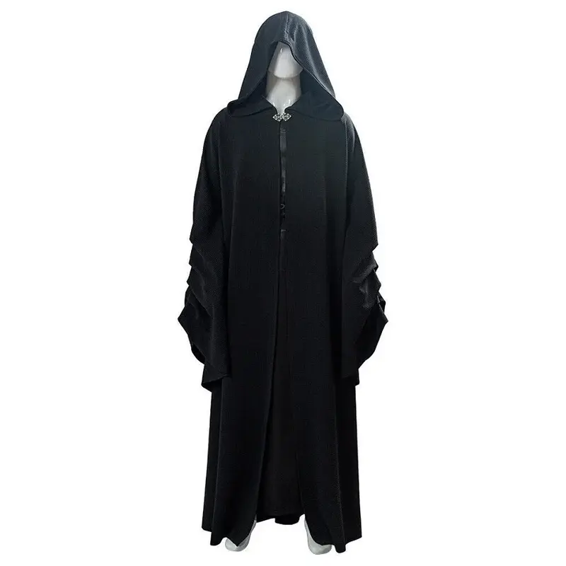 Popular Movie Cosplay Emperor Palpatine Dassociety Black Robe Costume Adult Male Custom Charm for Halloween