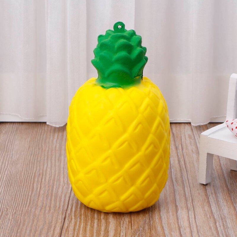 4XBD Squeeze Ananas Stress Relief Fruit Scented Slow Rising Toy