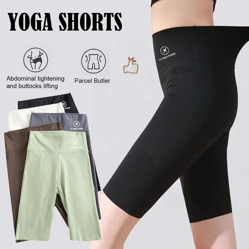 Pantalones cortos de Yoga para mujer, Capris femeninos, pantalones cortos de entrenamiento con realce de glúteos, ropa deportiva para gimnasio, mallas de Yoga