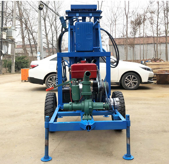 Diesel full hydraulic water well drilling rig / Small Portable Deep Water Bore Drilling Machines
