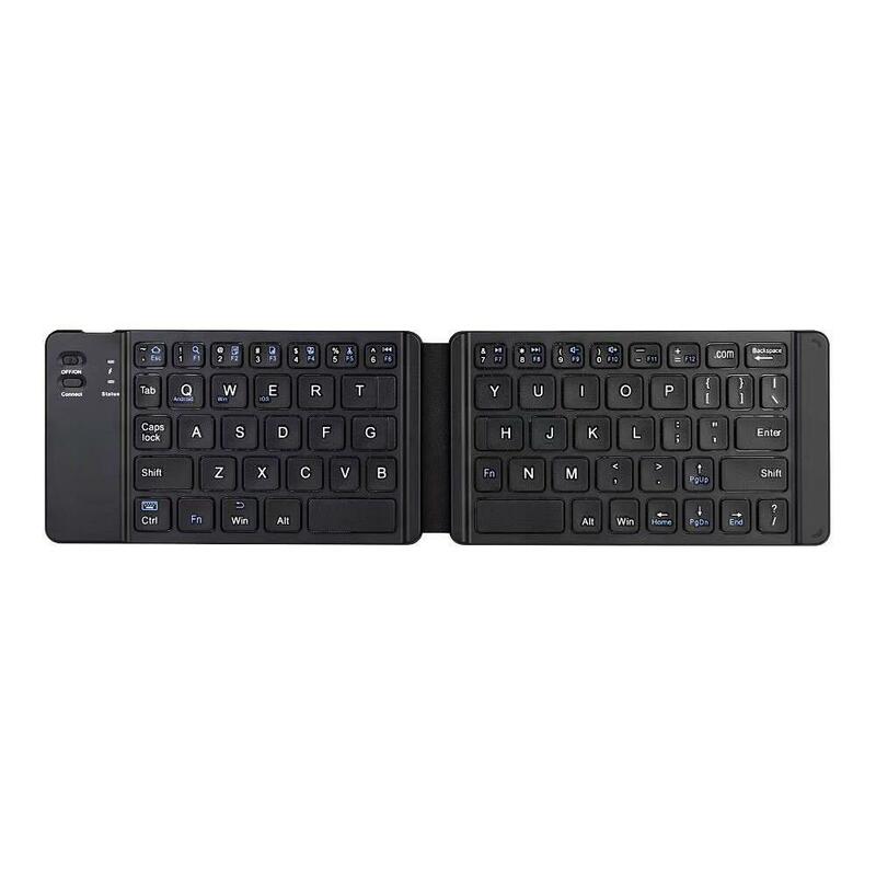 Miniteclado plegable inalámbrico con Bluetooth, teclado plegable ligero y práctico para IOS/Android/Windows, Ipad, tableta y teléfono, B2E2