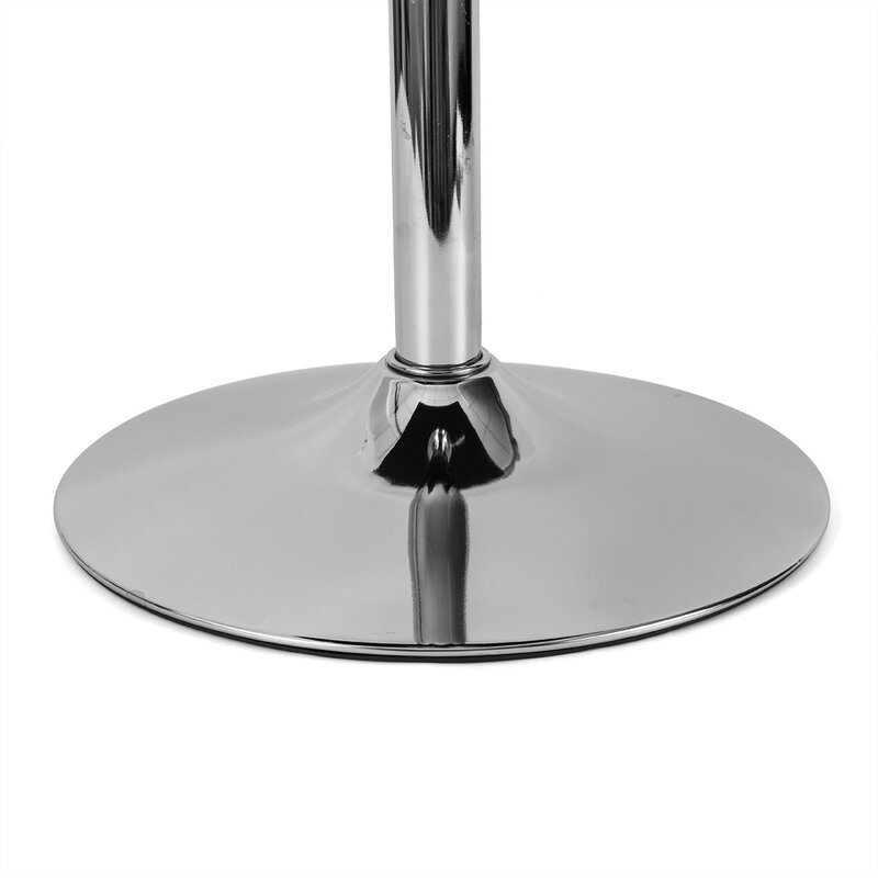 Square BarBistro Party Table Rotating Table with Stainless Steel Base Stainless Steel Frame Laptop Table Offi