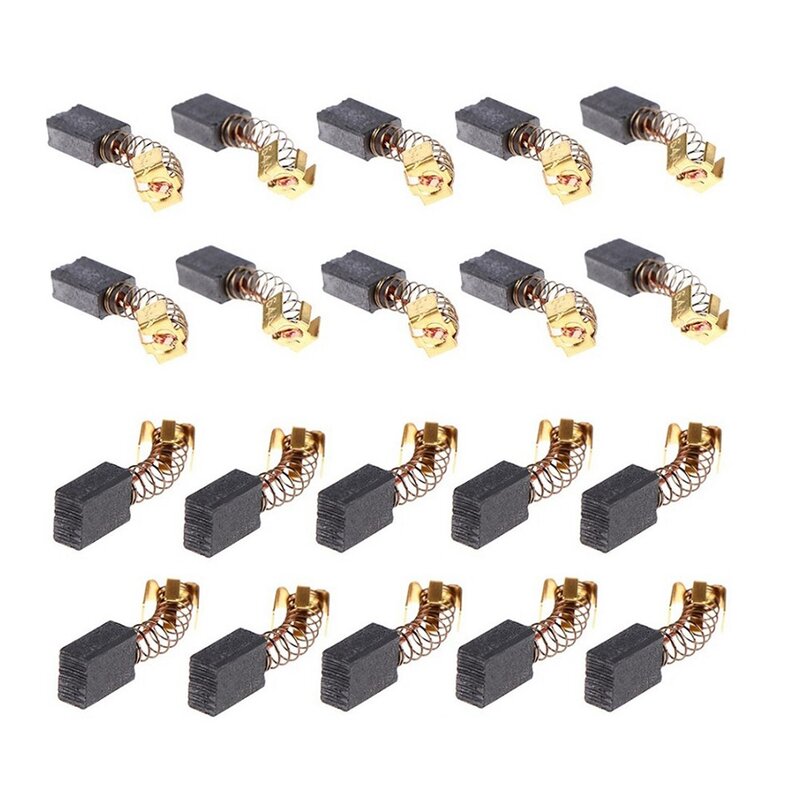 For Electric Motor CB85 CB57 CB64 191627-8 Carbon Brushes 20pcs 5x8x12mm Brushes Carbon Protable Reliable Useful Duable