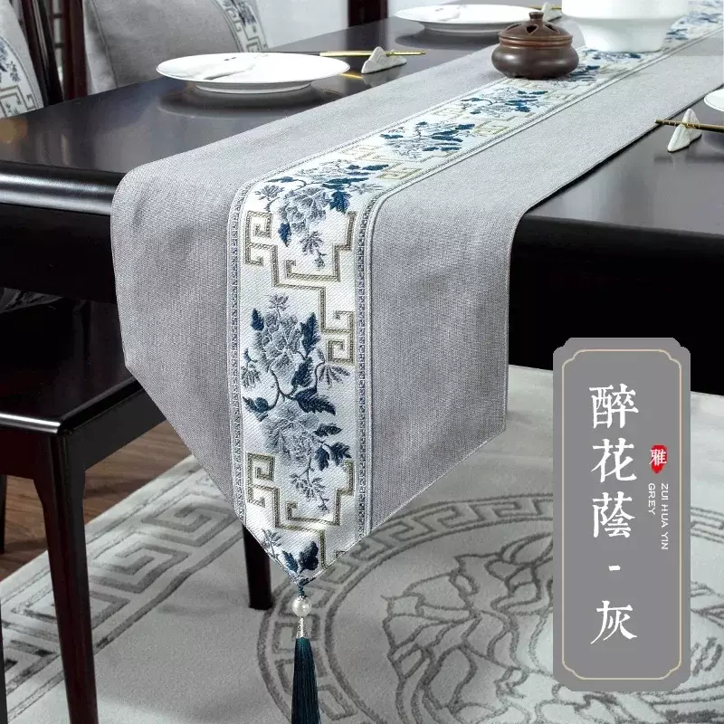 Новый Настольный флаг в китайском стиле, водонепроницаемый чайный коврик, Классический чайный флаг, дзен, простыни, полотенца, чайные столы, ткань, флаги для гостиниц
