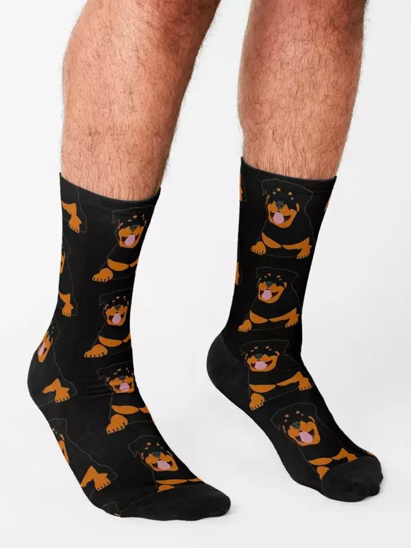 Rottie носки греющие носки рождественские мужские носки женские