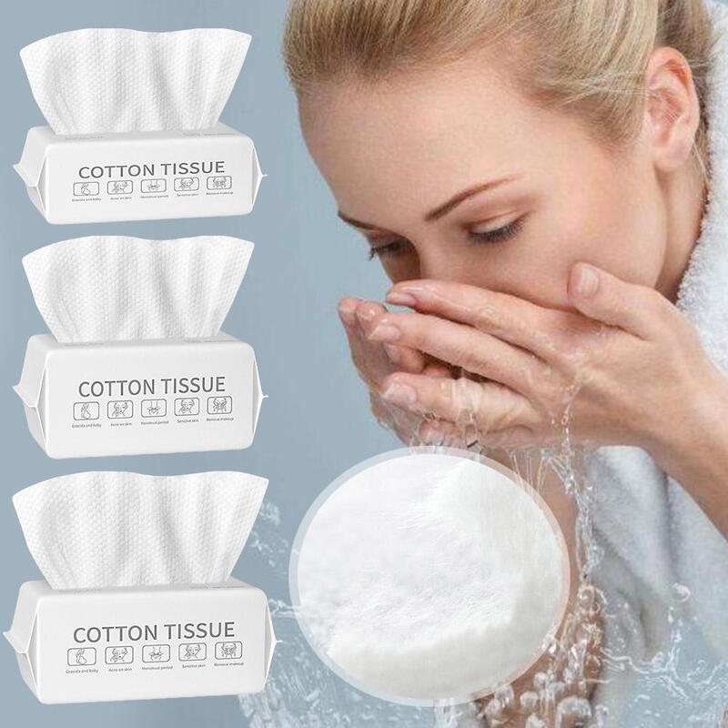 50/100PCS Disposable Wash Face Towel Clean Face Towel of Towel Facial Cotton Remove Makeup Make Tissue U8P8