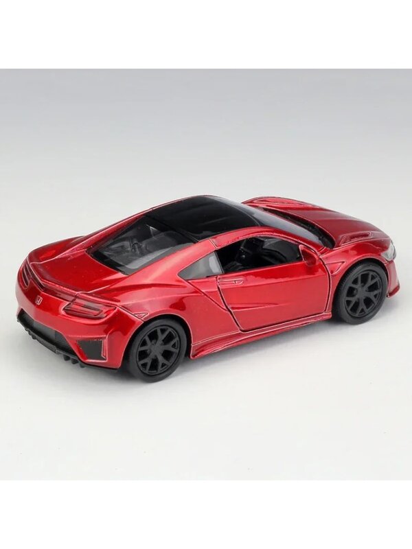 WELLY-Modèle de voiture en alliage de simulation Honda NSX, jouet de collection à dos côtelé, échelle 1:36, cadeau, 2017