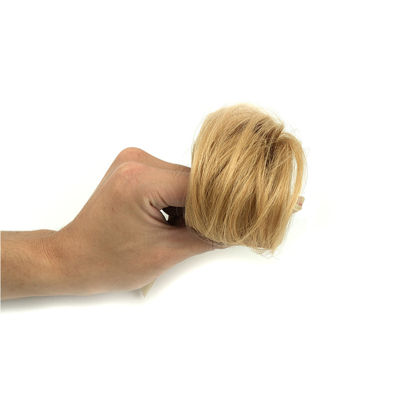 Estensioni del panino dei capelli umani 100% ciambella Chignon coda di cavallo estensioni dei capelli Remy Hairpiece Real Natural Hair Hair Bun per le donne