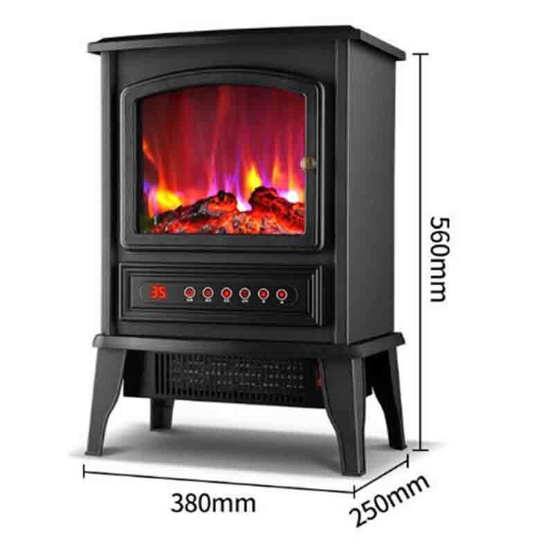 Calentador de chimenea europeo, simulación 3d de llama, calentador de horno de calefacción, sala de estar, ahorro de energía para el hogar